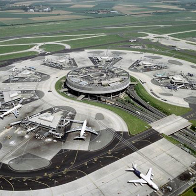 Transport Bretagne vous emmène ou vient vous chercher à l'aéroport de Paris Charles de Gaulle